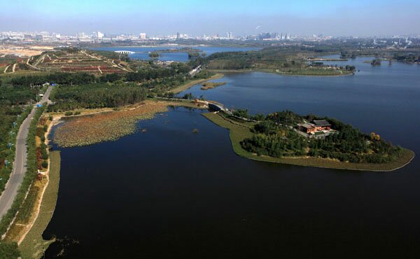 PARCO CENTRALE DI NANHU - Tangshan City (Hebei) - CINA