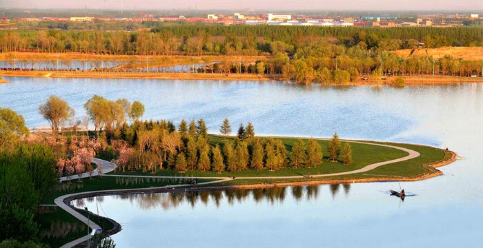 PARCO CENTRALE DI NANHU - Tangshan City (Hebei) - CINA