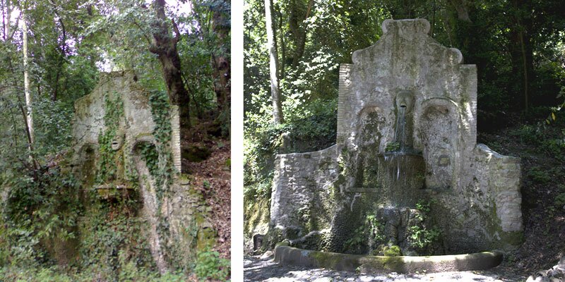 RESTAURO DI UN BARCO SEICENTESCO E DEL SUO SINGOLARE GIARDINO - Ariccia (Roma) - ITALIA